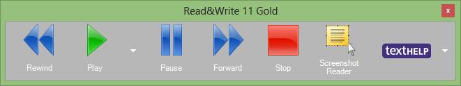 Read&Write GOLD Toolbars o Research and Study Skills Tools help users extract and organize