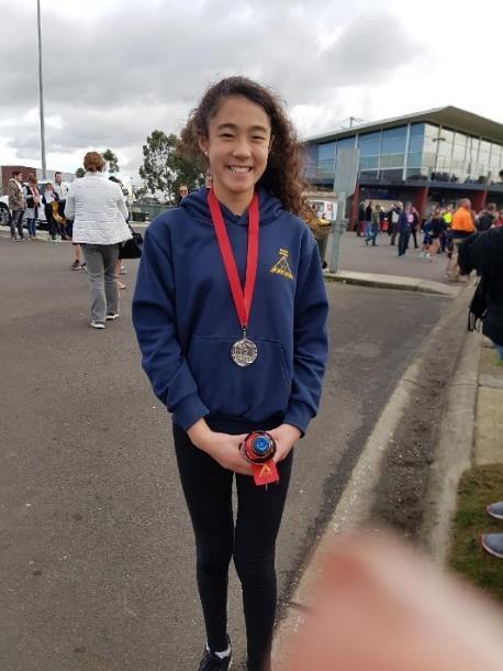 Well done to Mitsuki who placed 2 nd in the 12/13 Girls race, Claudia who finished in 4 th place and Mohsen who placed 10 th in the 11 boy s race.