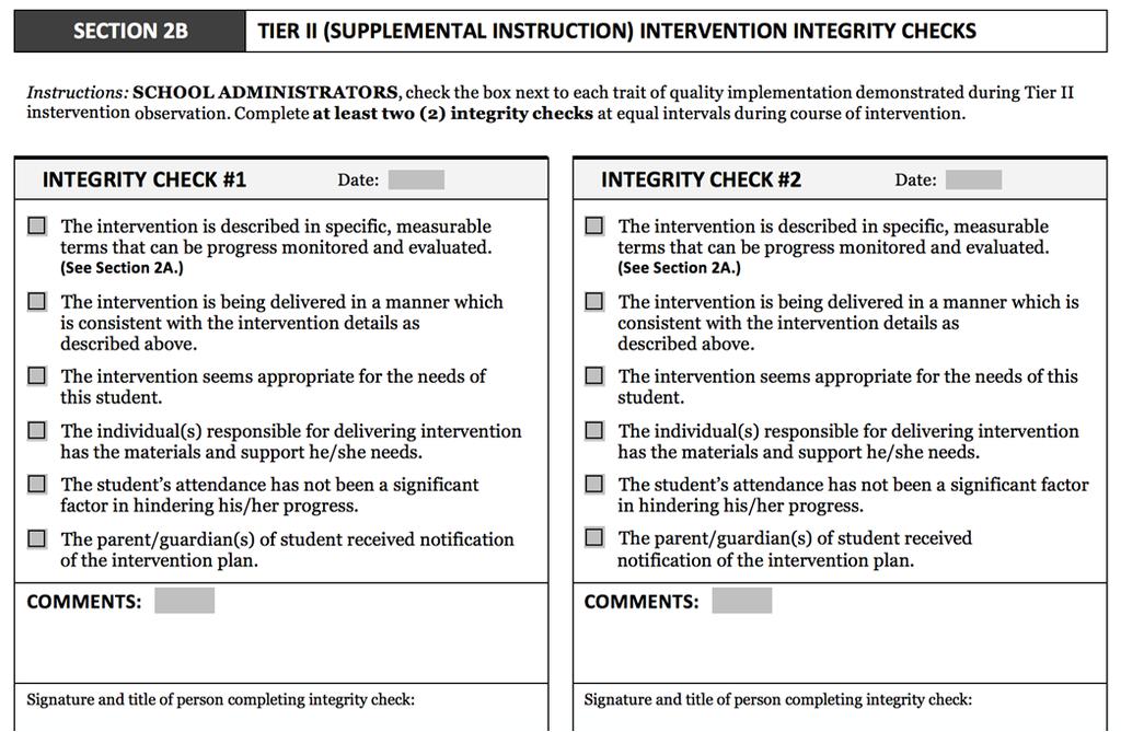 Section 2B: Integrity Checks 61 Section