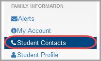 Note: Based on your district s settings, only some ProgressBook users may be able to view and edit student contact information.
