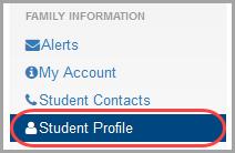 Appendix: Parent Information Viewing Your Child s Profile You can review the school, address, demographic information, and notes (medical, disability, custody, and miscellaneous) on file for your