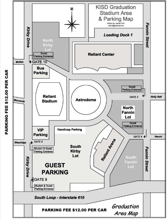 J. Map & Parking Information for