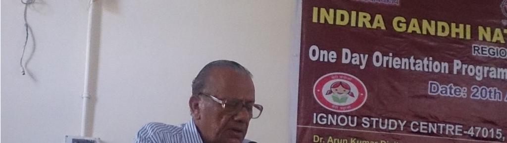 Girraj Kishore, Ex Dean of Faculty of Education, Dr. B. R.