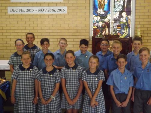 Religious Education Year Six Induction Last Friday our Year Six students were inducted as Captains, Vice-Captains and Prefects.