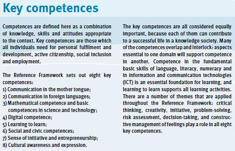 2. Classifying competences and skills Let s look back