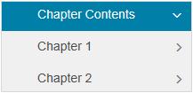 In this example, Chapter Contents and its subitems appear: On smaller devices like tablets or phones, the course menu is hidden when you