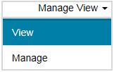 Content pane You can edit any course item where Manage View appears above the content pane. This menu typically contains only View and Manage options.