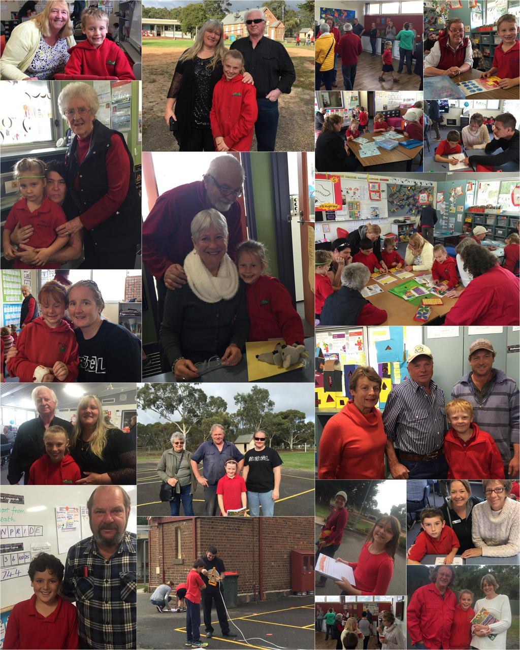 PARENTS AND GRANDPARENTS DAY It was great to see a fantastic turn out of family members for our Parents and Grandparents day at school recently.
