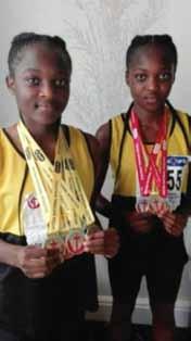 and Oluchi broke the record for the 4 x 100m Relay Reece Jones: Boys u11 Silver - Long Jump Oluchi Olebuike: Girls u12 Gold -100m Gold - 150m Gold - Long