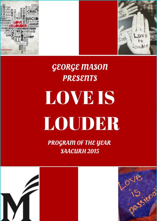 George Mason University presents LOVE IS LOUDER