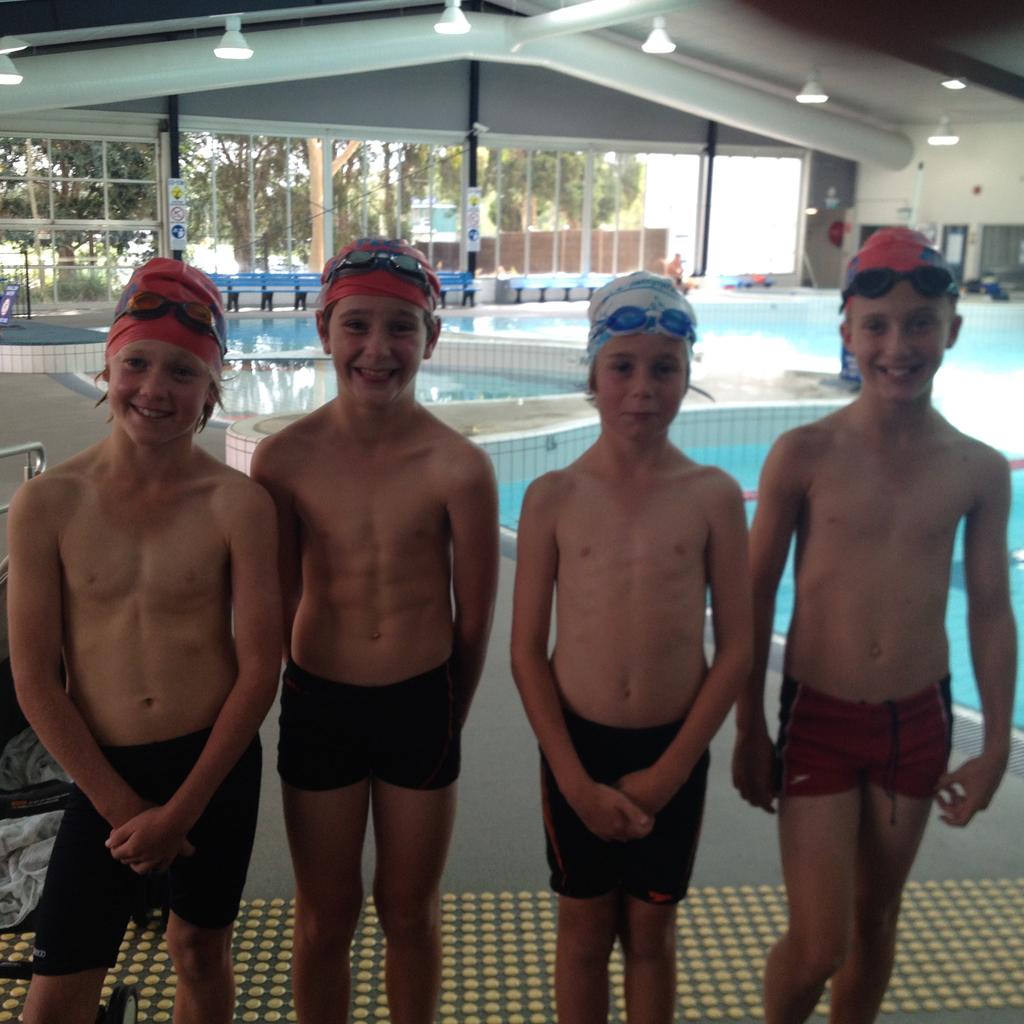 Eastern Region Swimming Final Congratulations to the 10 year boys freestyle relay team (Elijah, Bailey, Ed and Hugo) for making the Eastern Region Swimming final last Friday, a huge effort.