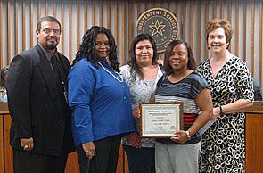 principal is Marcus Pruitt. Dani Sheffield, executive director of child nutrition services, named the cafeteria staff at Aldine Middle School as her department s Team of the Month.