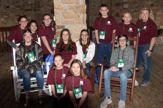 Also if any 4-H Member is interested in the State Teen Council, applications for that are available but are due April 16 to Mollie.