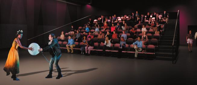 2 Theater After more than fifty years of accommodating theatrical, musical, and community events on campus, the 759-seat theater will be completely reinvigorated with new technology, finishes,