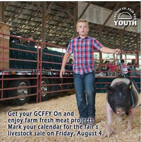 Registration forms and more details can be found at GCFFY.org. GCCFY Information 2017 Fair July 29 - August 5, 2017 Fair Entry Form EXTENDED TO: 4:00 p.m., Monday June 26, 2017 http:// www.gcffy.