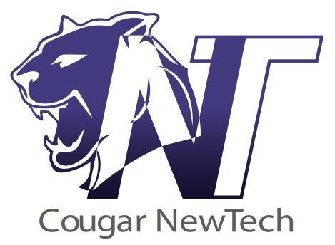 Cougar New Tech Traditional SCHOOL Teacher has monopoly on information Student seldom asked to create or problem solve Learning is not related to other content areas or real world Student works