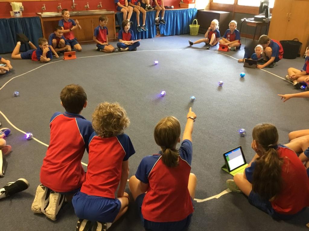 We even managed to create our own Olympic games 'ice-rink' and students coded a routine for their Sphero to