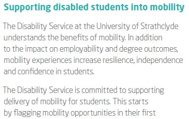 adjustments Outcomes Disability service have supported 20