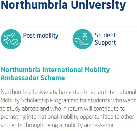 Activities 1,000 or 500 grant Students commit to becoming an ambassador whilst abroad and when they return Grants are