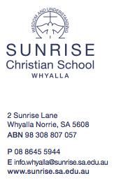 These include Sunrise Christian School Early Learning Centres, Sunrise Christian School, Sunrise Christian School Whyalla, Temple Christian College, Discovery Christian College in Australia, as well