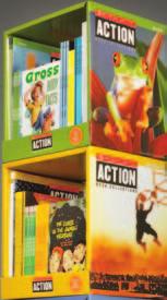 Each Action Book Collection includes 36 books (6 titles, 6 copies each), a Teacher s Guide, Reader s Notes for student accountability, and an attractive storage case. www.scholastic.