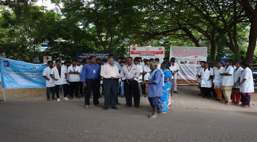 Dengu Awareness Program: (October-2018) As a part of the service to the community to educate the public and create an awareness among the public regarding the Dengu Awareness Program the NSS