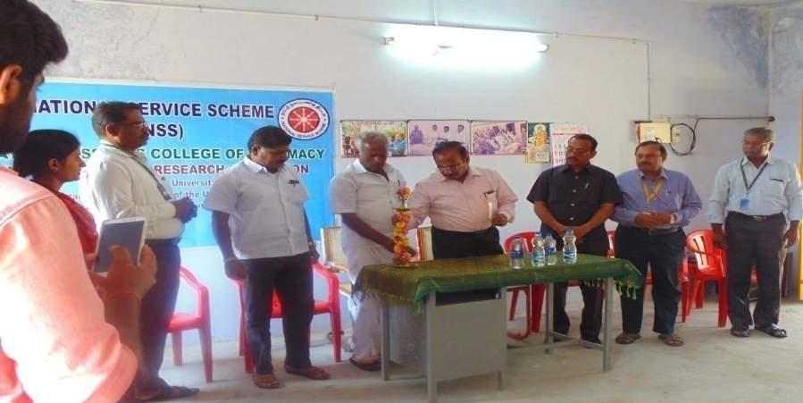 NSS SPECIAL CAMP: (19 to 25.03.2018) A Special camp was organized by NSS unit of Vinayaka Mission s College of Pharmacy from 19.03.2018 to 25.03.2018 at Thamari Nagar, Kondappanaickenpatty village.
