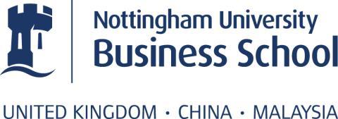 UNIVERSITY OF NOTTINGHAM NOTTINGHAM UNIVERSITY BUSINESS SCHOOL Assistant Professor in Marketing Further Particulars The University of Nottingham is one of the UK's most popular and respected