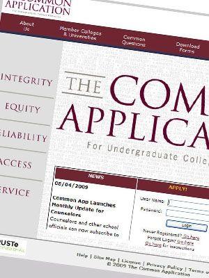 Use Common App and the Colleges websites for applications.