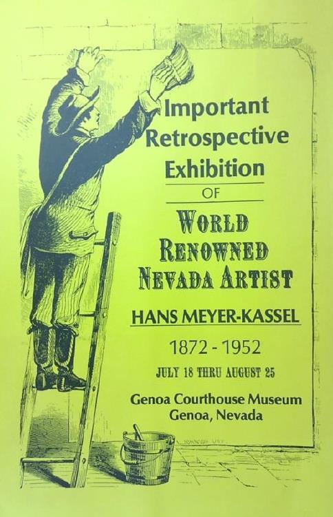 Poster for exhibit of retrospective