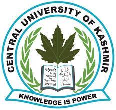 CENTRAL UNIVERSITY OF KASHMIR School of Education (Teacher