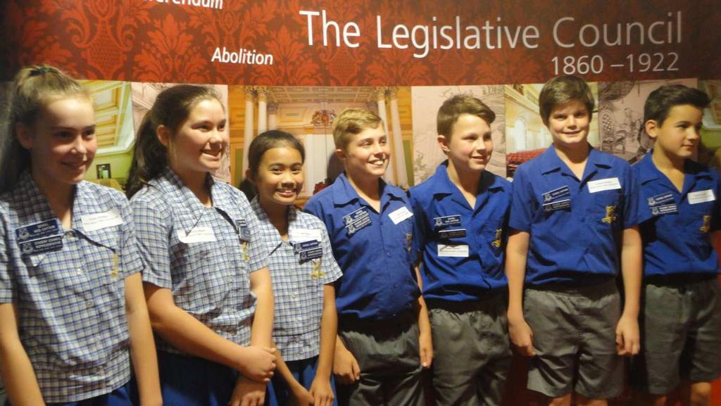 The opportunity to visit the Legislative Assembly, the
