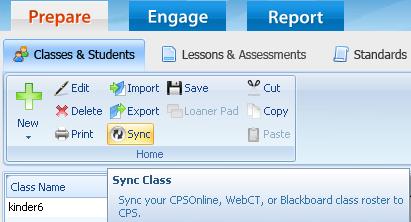 Your rosters should now be updated! To shut off the automatic Sync option throughout the school year: 1.