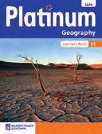 Grade 11 -approved Courses: Platinum Platinum Geography Chapters and units provide content with a clear and predictable structure.