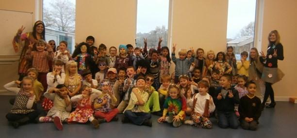 Flower Power Day By Rosie and Claudia On the 10 th of November both Year 2 classes celebrated Flower Power day in a very festive