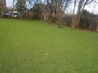 new Astro Turf laid down in their playground. Some children say that it has lots of bumps and lumps in it.