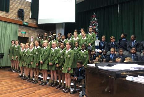 The Grade 7 cohort sang, acted and performed with wonderful confidence and enthusiasm; supported with equal brilliance by girls in the other grades.