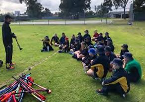 Through sporting schools Australia we were able to run 2 sessions of Hockey with a coach from Hockey WA, during two weeks of their PE lessons.