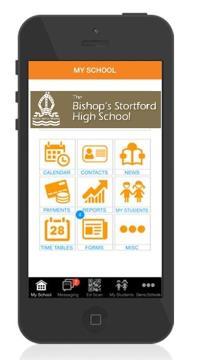 The app can be downloaded straight away to view information about the school