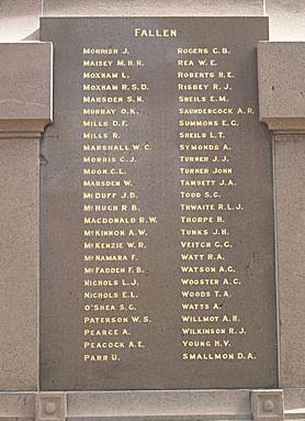 Parramatta War Memorial (Photos from Register of War Memorials in NSW Peter Levarre-Waters &