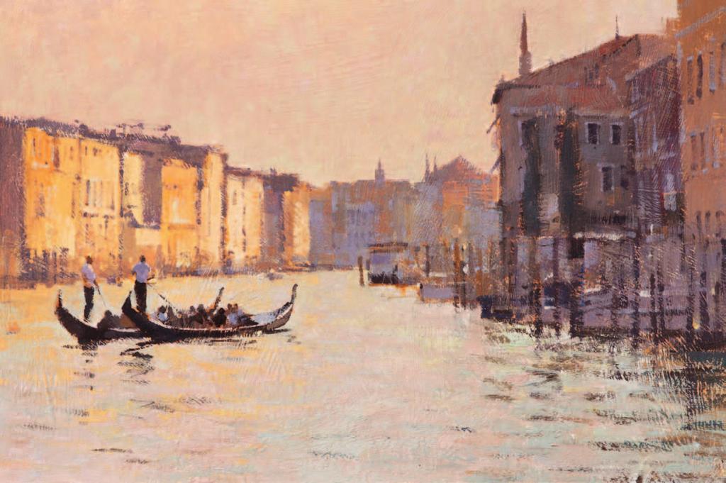 Gondolas on the Grand Canal Oil on board 8 x 12 inches Matthew alexander An Exhibition of New Paintings 2014 16th October 2nd November 2014 15 New Cavendish St London, W1G 9UB Tel: +44 (0)207 935