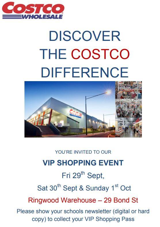 This will allow all those parents who have never been to a Costco Warehouse the chance to see for them selves how much they can save by shopping at Costco.