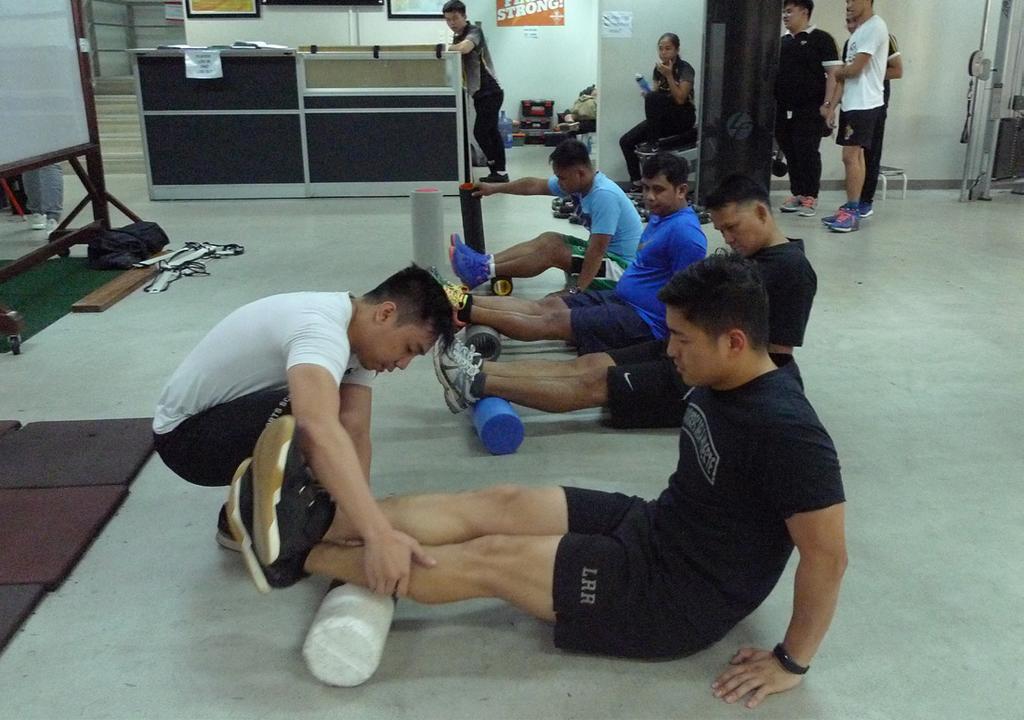 he week-long workshop was held recently at the US- CRS Sports Science Laboratory, Quadricentennial Pavilion Building, University of Santo omas.