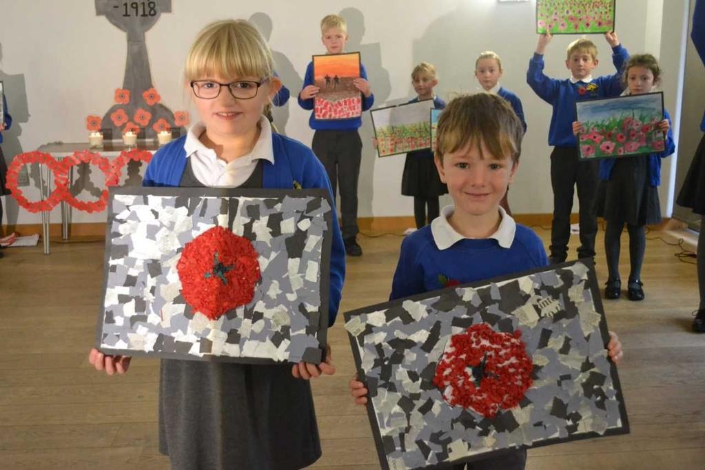 Following on from their learning, on Friday 9th November, our pupils presented a special Remembrance Assembly for the Parwich