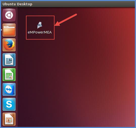 Linux To launch the empowermea Kiosk, double- click the empowermea icon on the desktop of the computer.