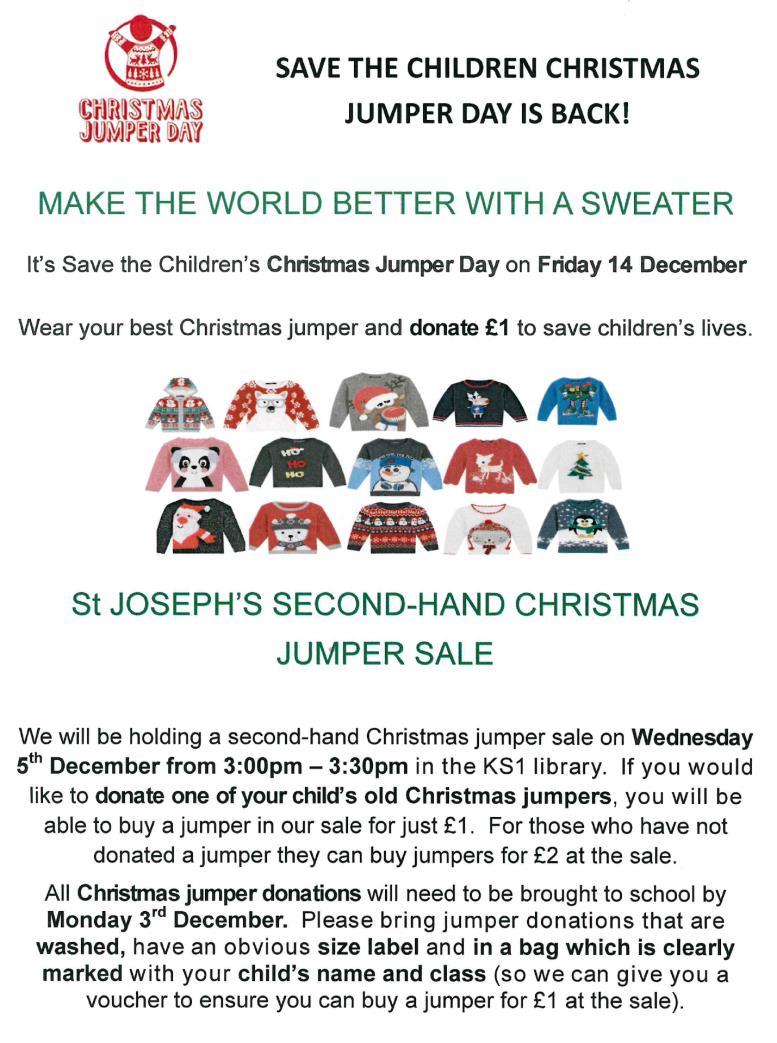 SAVE THE CHILDREN CHRISTMAS JUMPER