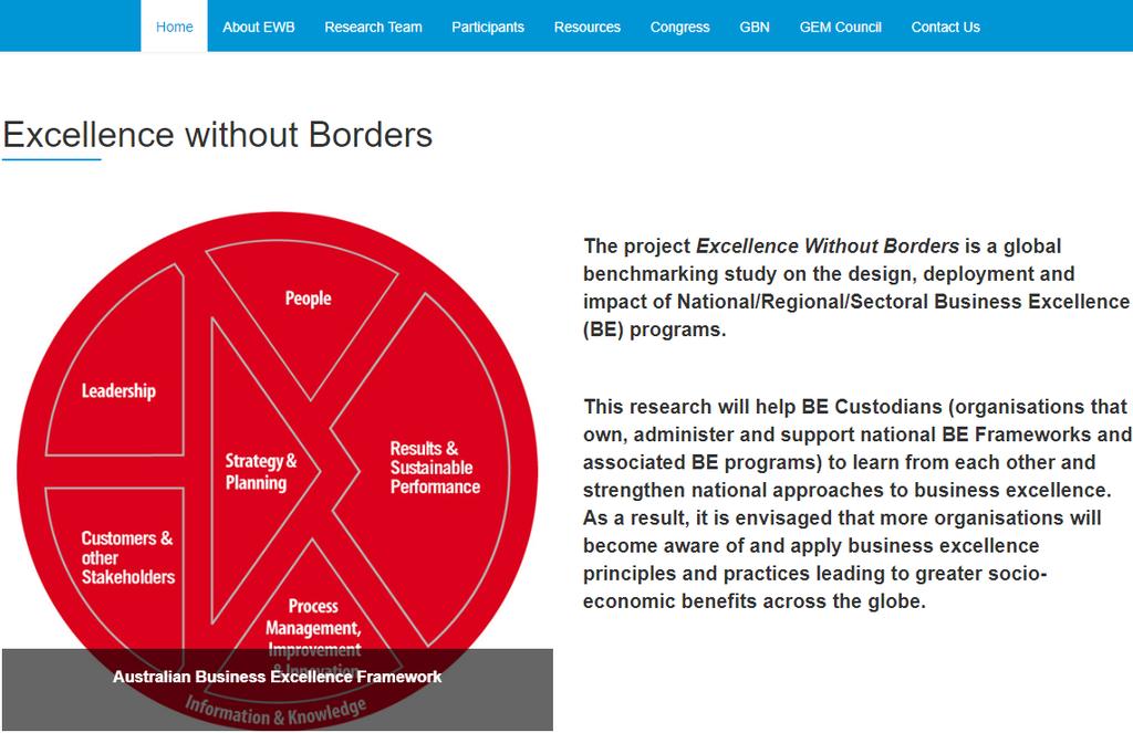 The Project Excellence Without Borders was officially
