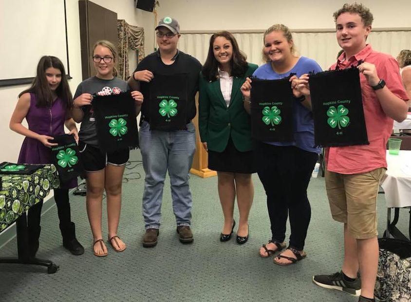 We want to thank everyone again for their dedication to the Hopkins County 4-H program.