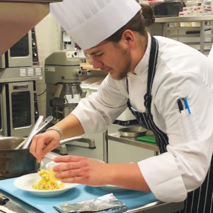 Culinary Arts Cook Apprentice & Pre-Apprentice Baking Apprentice & Pre-Apprentice Students will have access to an industry-grade food service production and service outlet facility (Edibles Café) at