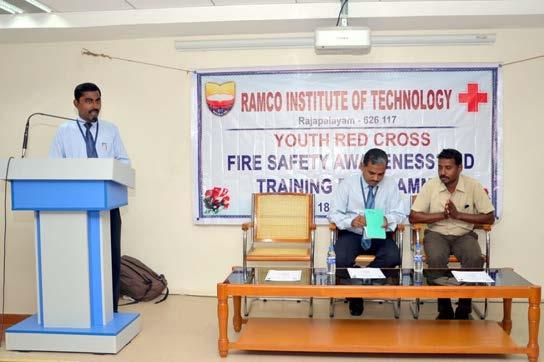 YRC Co-ordinator of Ramco Institute of Technology Mr.P.